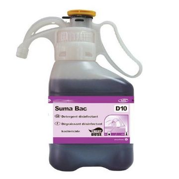 Picture of Suma Bac D10 Sanitiser - Cleaner  Sanitizer -Smartdose 2X1.4ltr