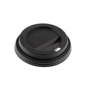 Picture of 8oz Compostable Sip Thru Lid Black