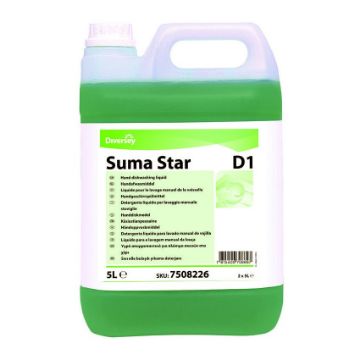 Picture of Suma Star D1 Wash Up Liquid 2x5ltr