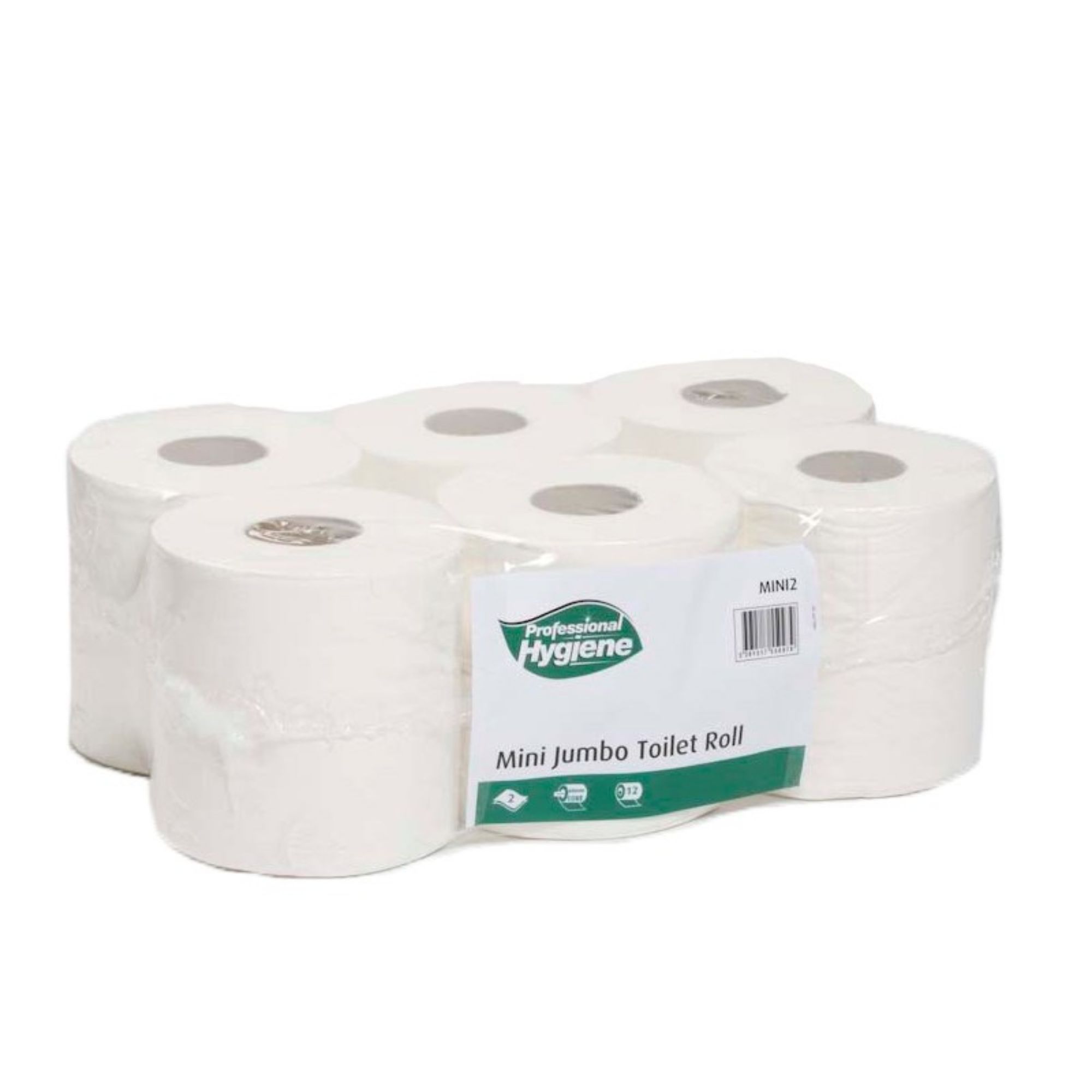 Picture of Mini Jumbo Toilet Roll 2ply 2 Inch Core 451 Sheets
