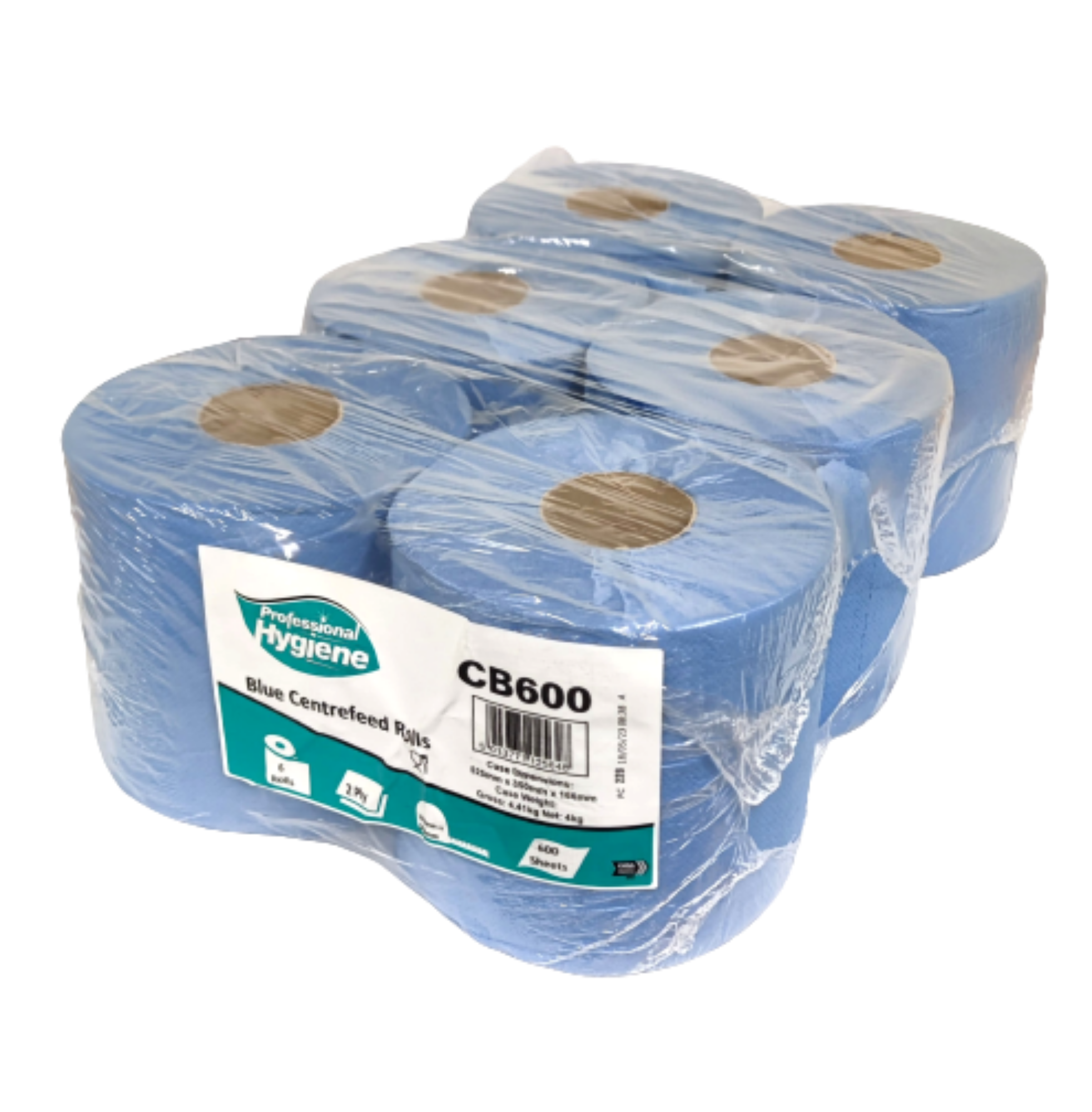 Picture of Centrefeed Blue 2ply 600 Sheets