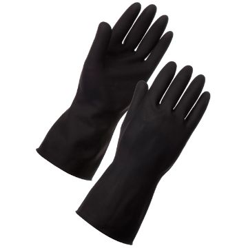 Picture of Heavy Duty Black Gloves 12 Pairs per Pack