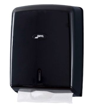 Picture of C-fold-v-fold &  Z-fold Hand Towel Dispenser Black