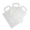 Picture of White Kraft Paper Bag with Paper Tape Handles 7"x10"x8"