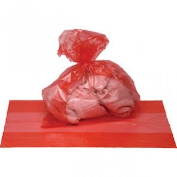 Picture of Red Alginate Bags Laundry with Soluble Strip 450x700x950 200