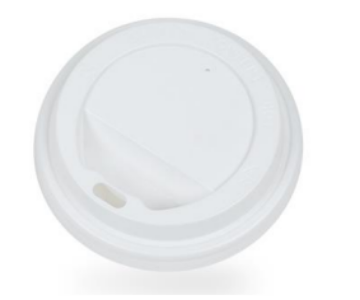 Picture of 12/16oz Recyclable Sip Thru Lid White