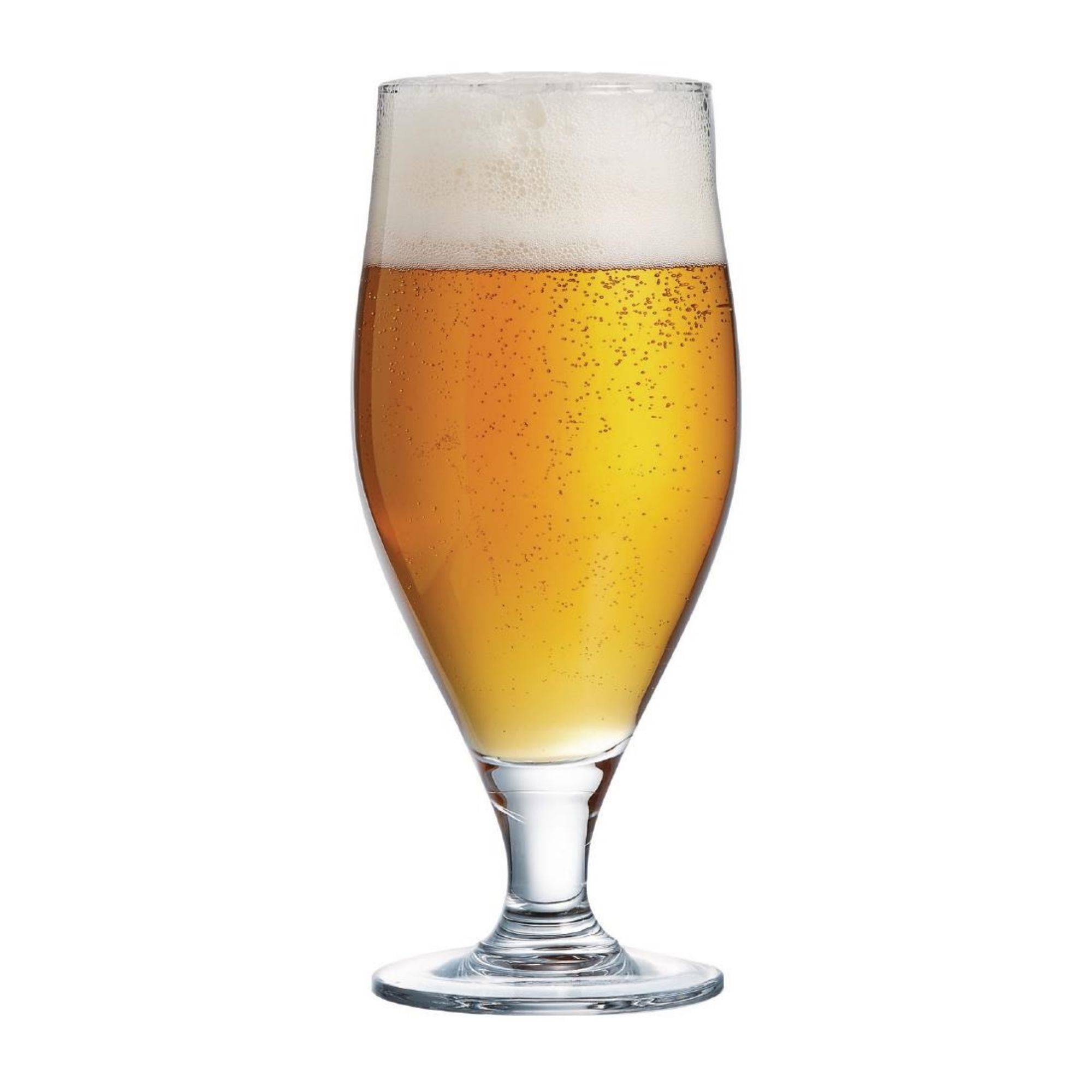 Picture of Arcoroc Cervoise Stem Beer Glasses 380ml LUKCA-NI 1/2 Pint (24 Pack)