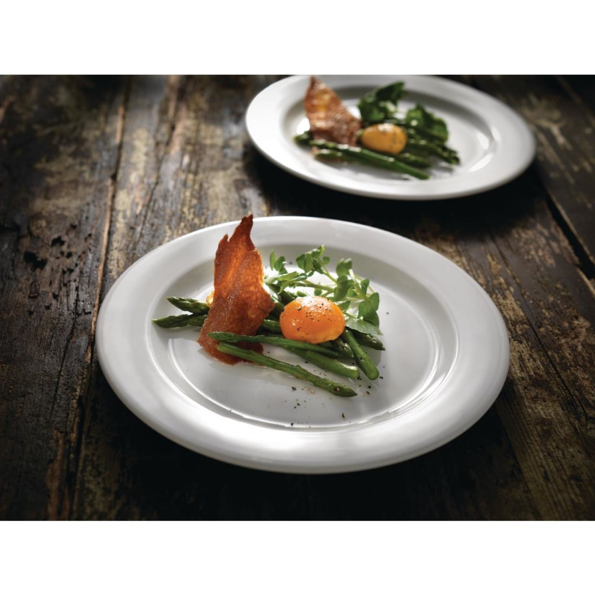 Picture of Steelite Monaco White Vogue Plates 255mm (24 Pack)