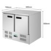 Picture of Polar G-Series Double Door Counter Freezer 240Ltr
