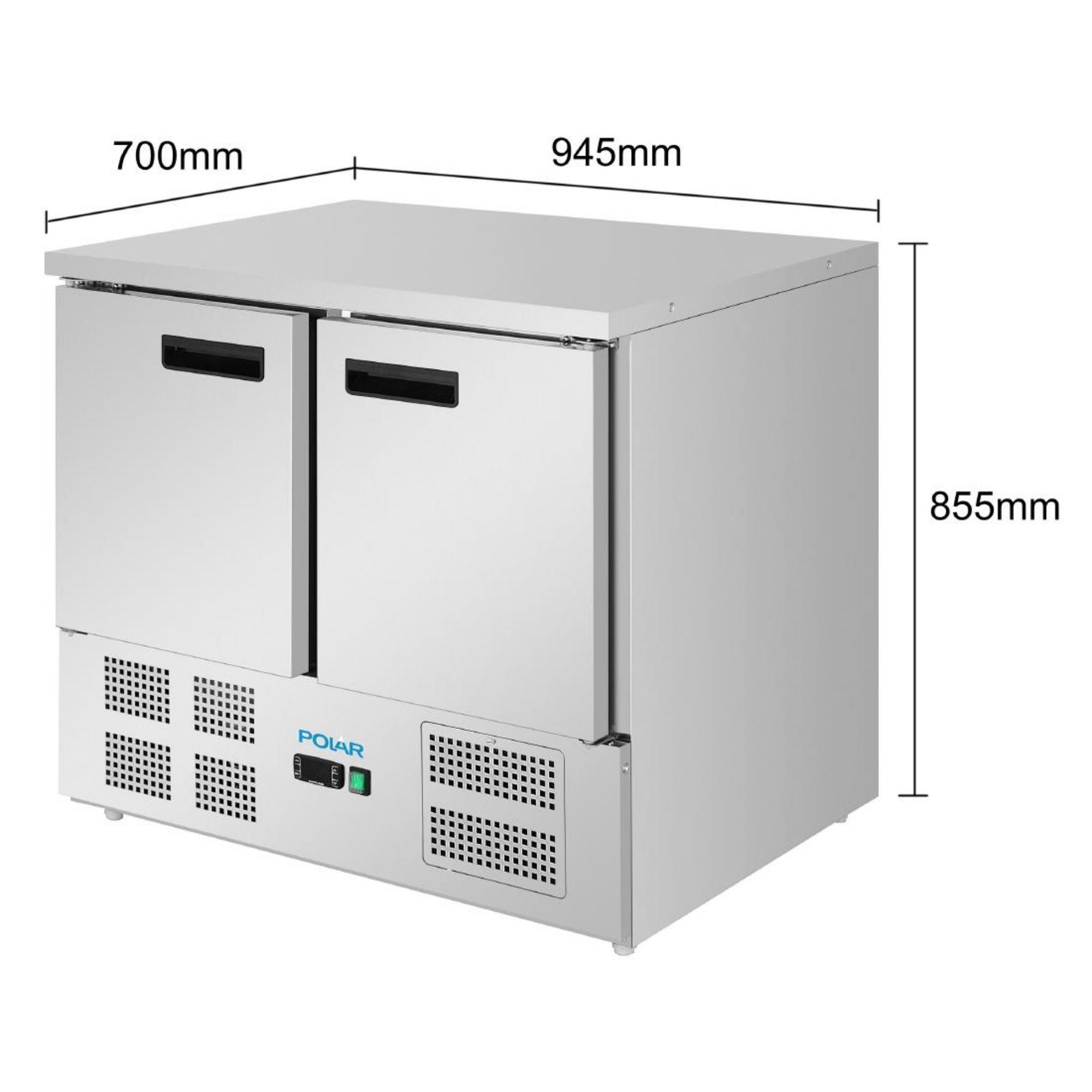 Picture of Polar G-Series Double Door Counter Freezer 240Ltr