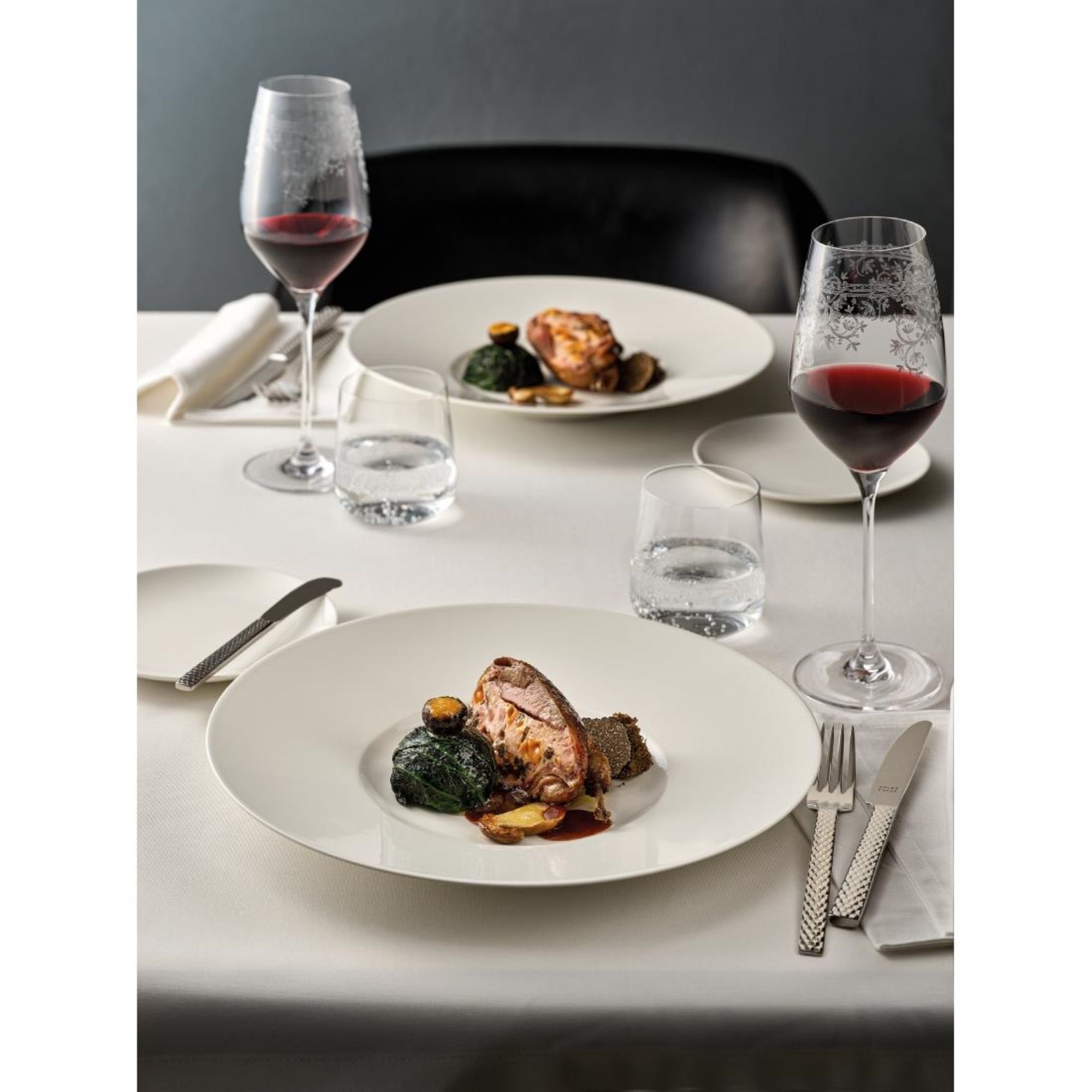 Picture of Schonwald Kumo Rimmed Plates 310mm (6 Pack)