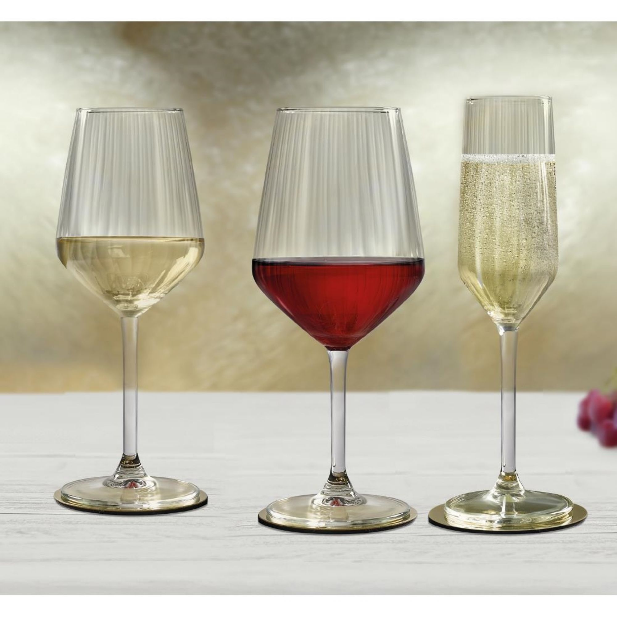 Picture of Royal Leerdam Carre Optics Wine Glasses 520ml (6 Pack)
