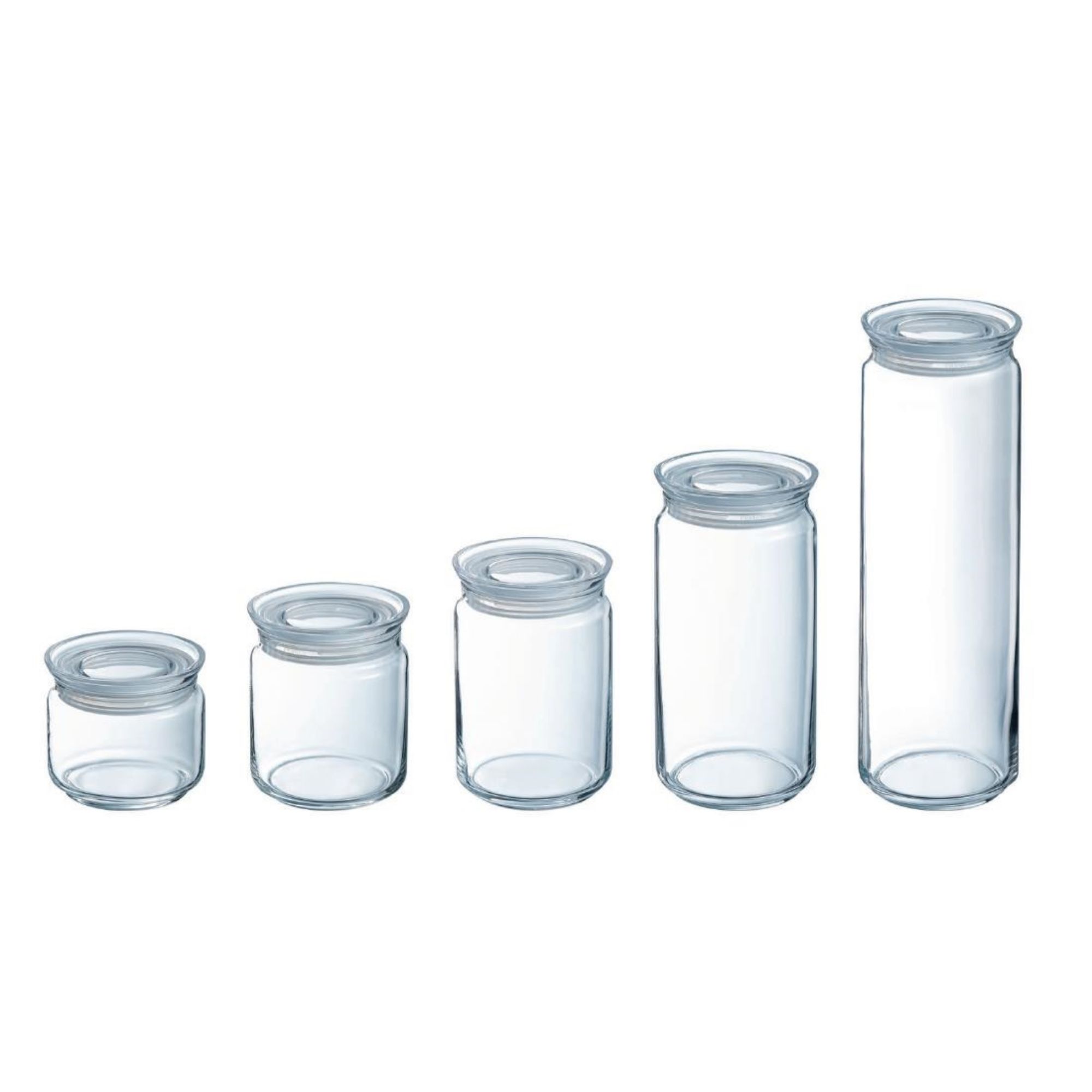 Picture of Luminarc Pure Jars with Glasses Lids 750ml (6 Pack)