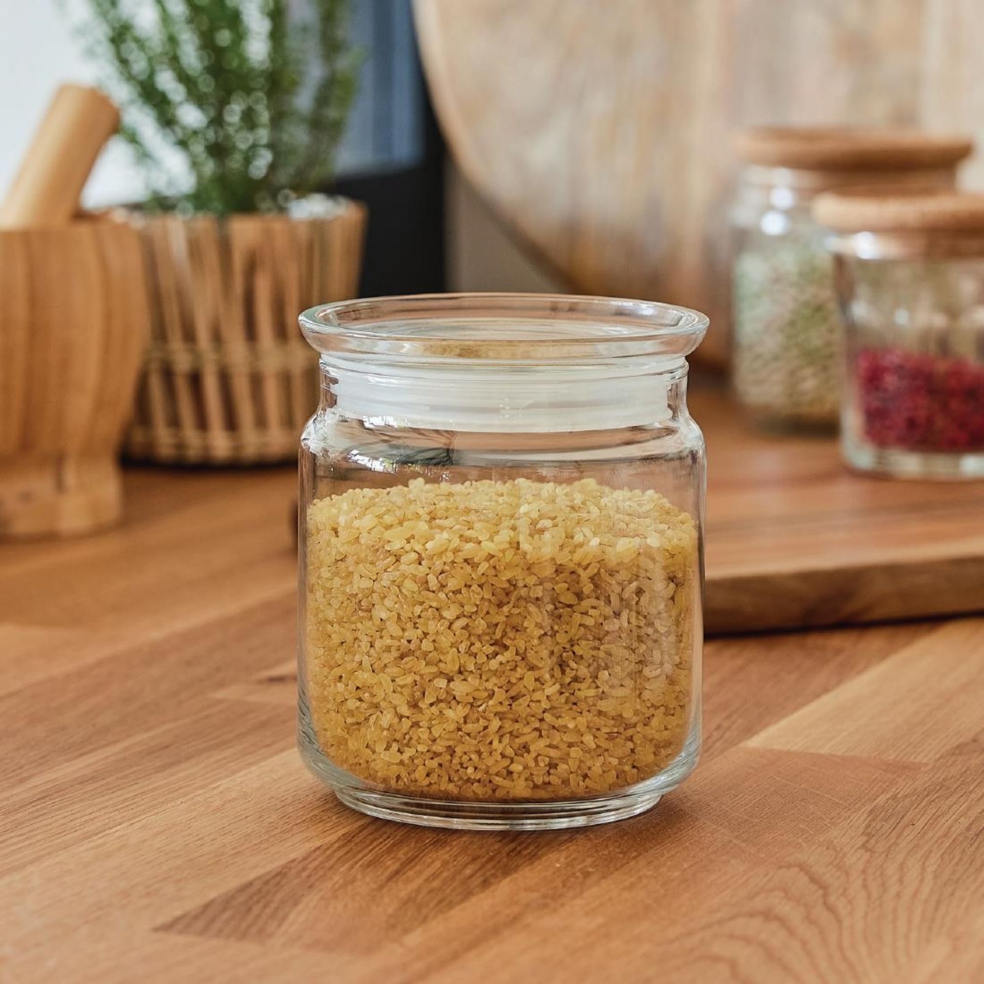 Picture of Luminarc Pure Jars with Glasses Lids 750ml (6 Pack)