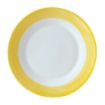 Picture of Arcoroc Brush Side Plates Yellow 155mm (24 Pack)