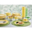 Picture of Arcoroc Brush Soup Plates Yellow 225mm (12 Pack)