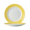 Picture of Arcoroc Brush Side Plates Yellow 155mm (24 Pack)