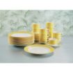 Picture of Arcoroc Brush Side Plates Yellow 155mm (24 Pack)