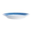 Picture of Arcoroc Brush Soup Plates Blue Jean 225mm (12 Pack)