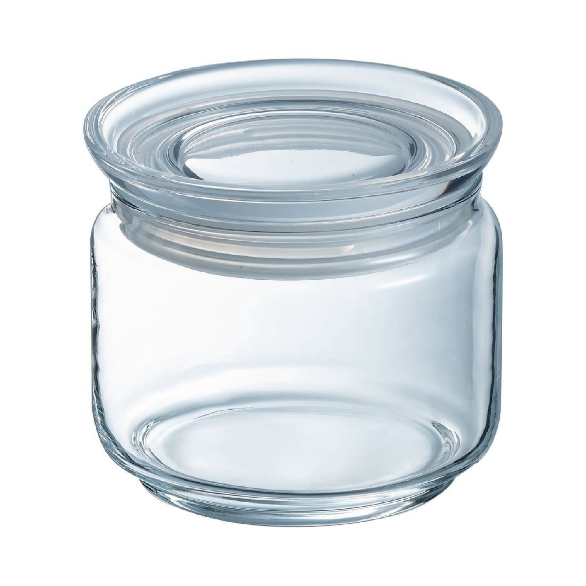 Picture of Luminarc Pure Jars with Glasses Lids 500ml (6 Pack)