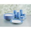 Picture of Arcoroc Brush Soup Plates Blue 225mm (12 Pack)
