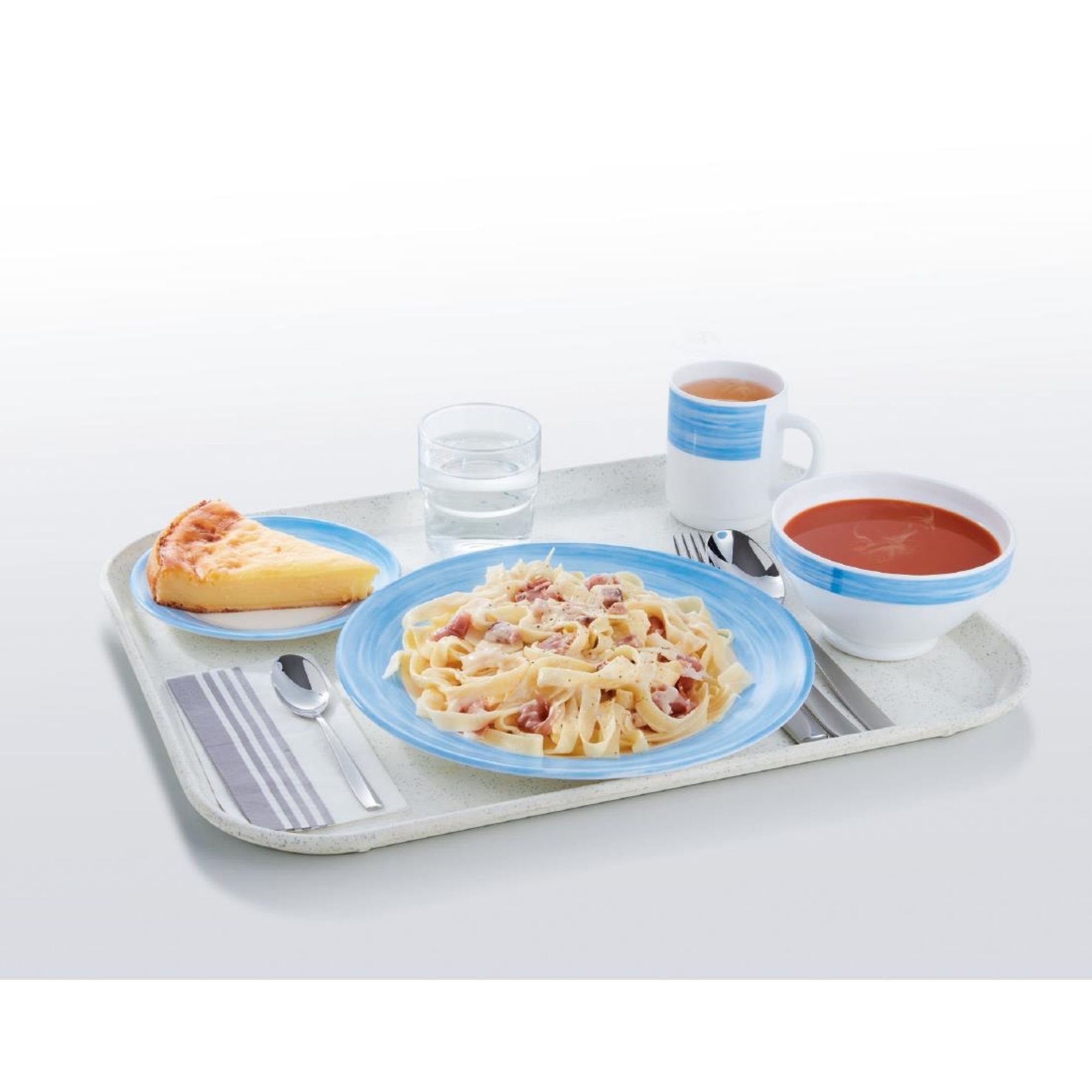 Picture of Arcoroc Brush Plates Blue 252mm (12 Pack)