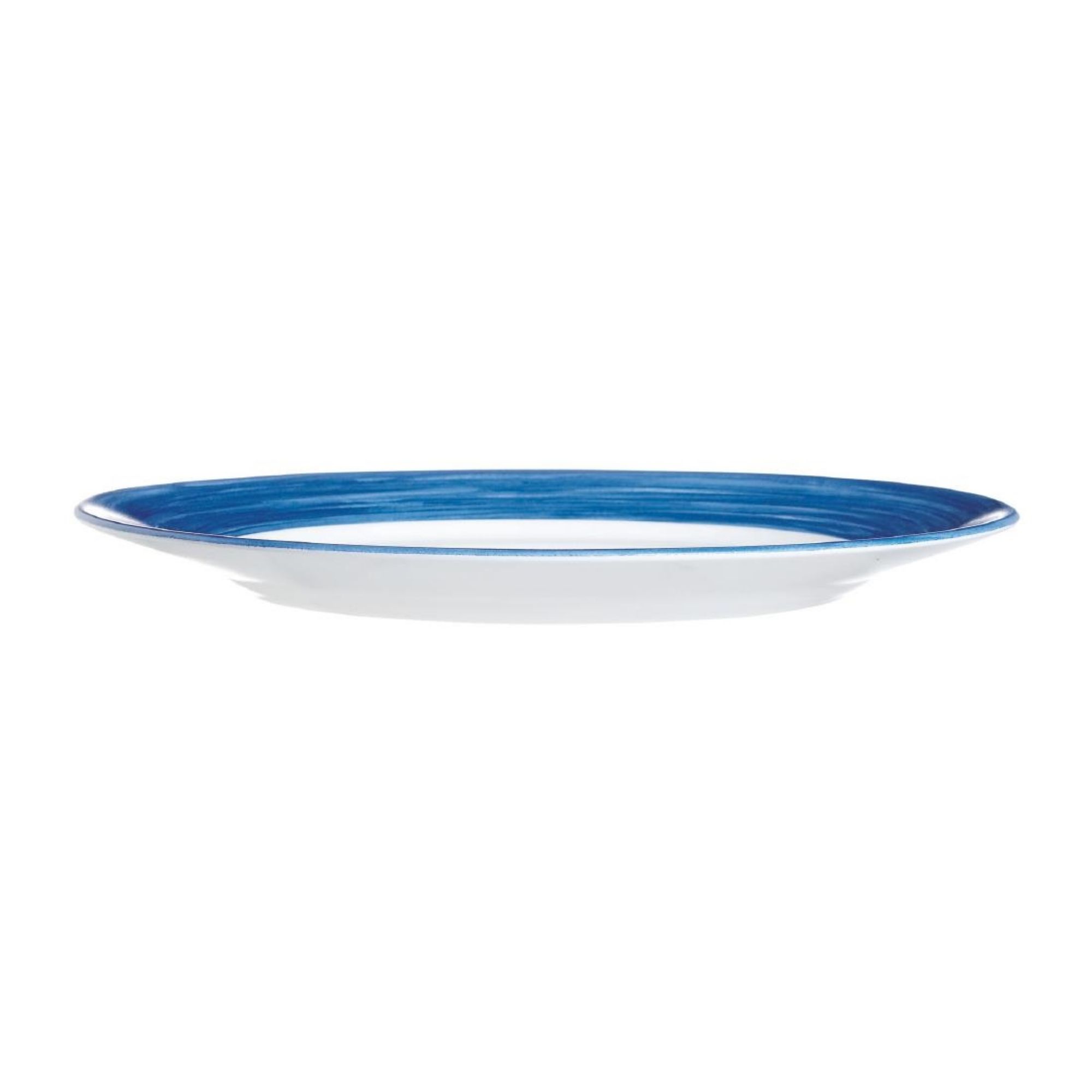 Picture of Arcoroc Brush Dessert Plates Blue 195mm (24 Pack)