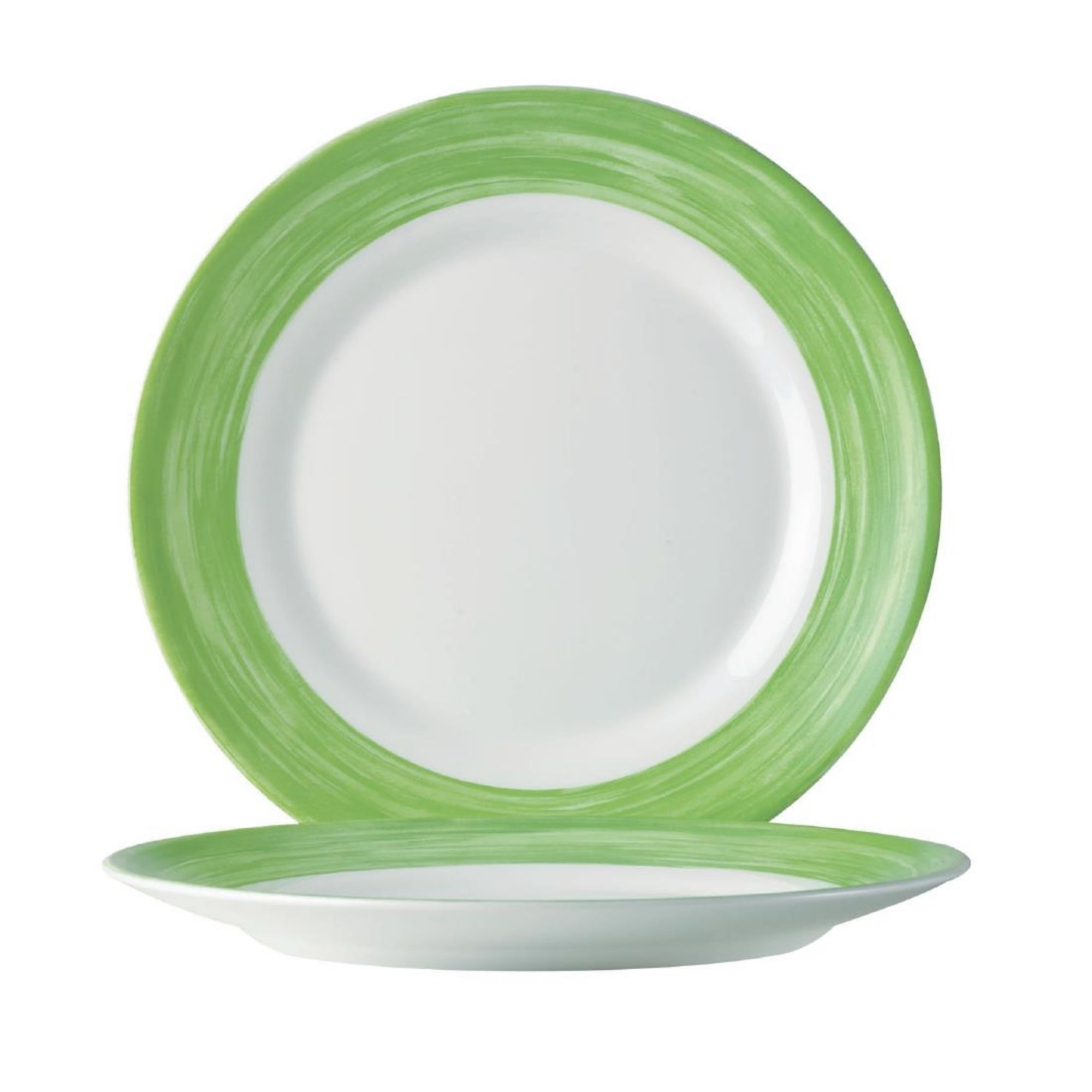 Picture of Arcoroc Brush Plates Green 235mm (24 Pack)