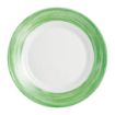 Picture of Arcoroc Brush Dessert Plates Green 195mm (12 Pack)