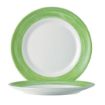 Picture of Arcoroc Brush Dessert Plates Green 195mm (12 Pack)