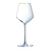 Picture of Cristal d'Arques Ultime Gold Band Wine Glasses 380ml (8 Pack)
