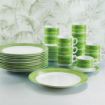 Picture of Arcoroc Brush Dessert Plates Green 195mm (12 Pack)