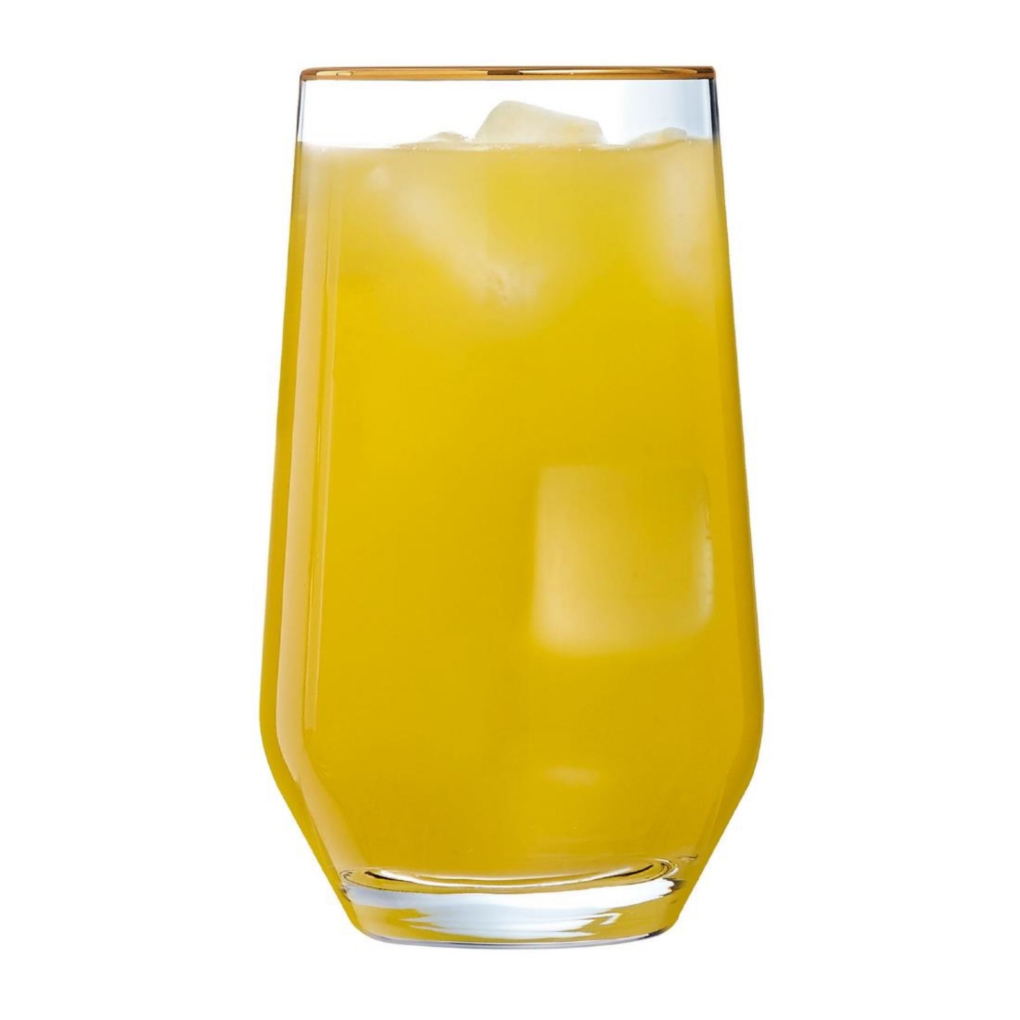 Picture of Cristal d'Arques Ultime Gold Band Hi Ball Glasses 400ml (8 Pack)