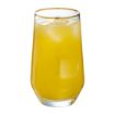 Picture of Cristal d'Arques Ultime Gold Band Hi Ball Glasses 400ml (8 Pack)