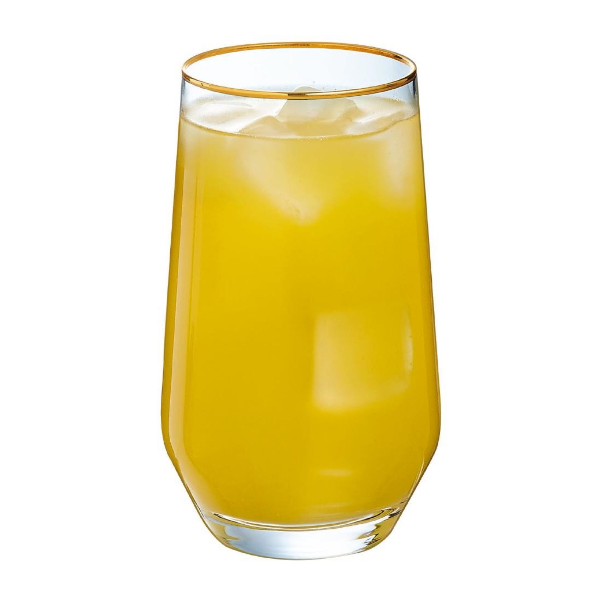 Picture of Cristal d'Arques Ultime Gold Band Hi Ball Glasses 400ml (8 Pack)