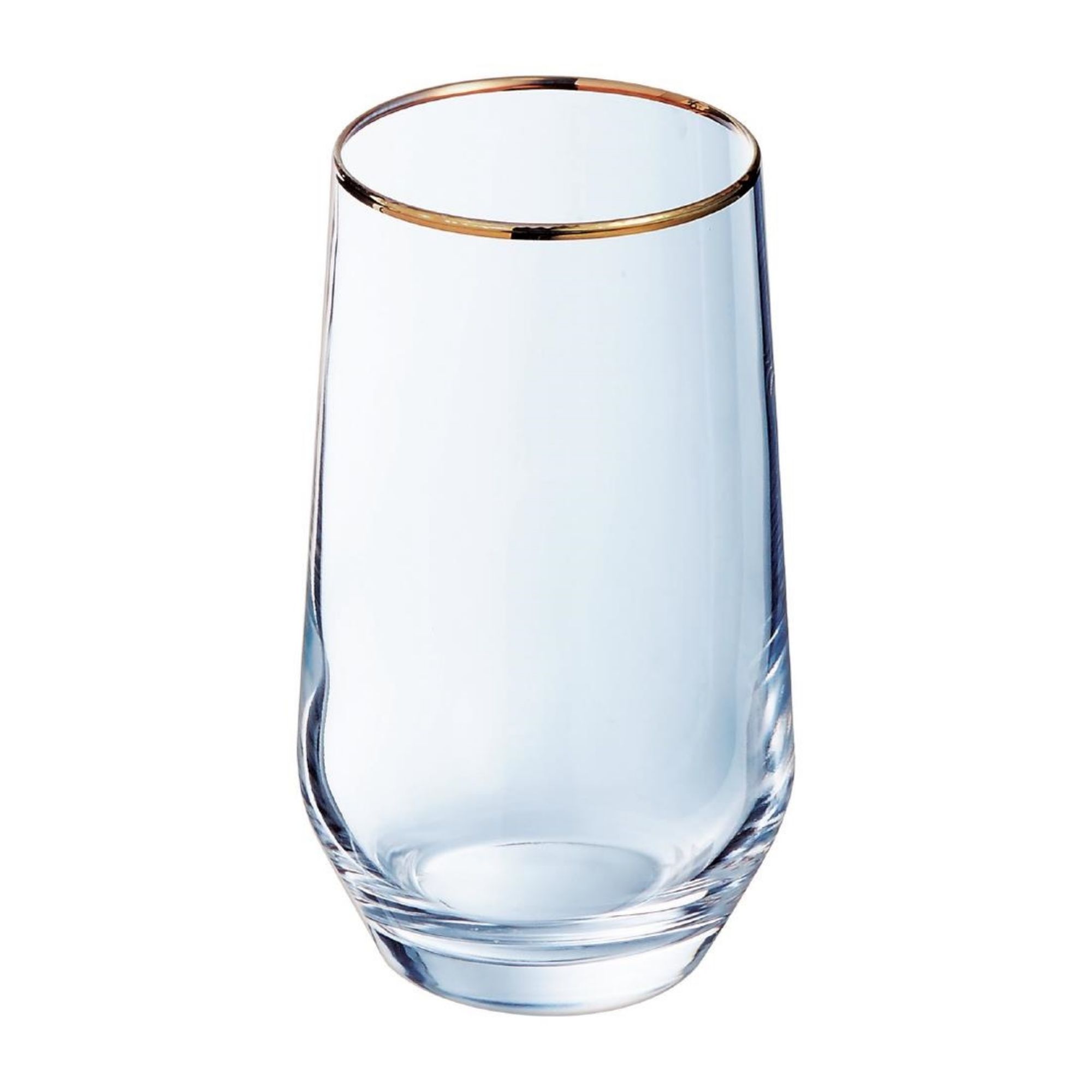 Picture of Cristal d'Arques Ultime Gold Band Hi Ball Glasses 400ml (8 Pack)
