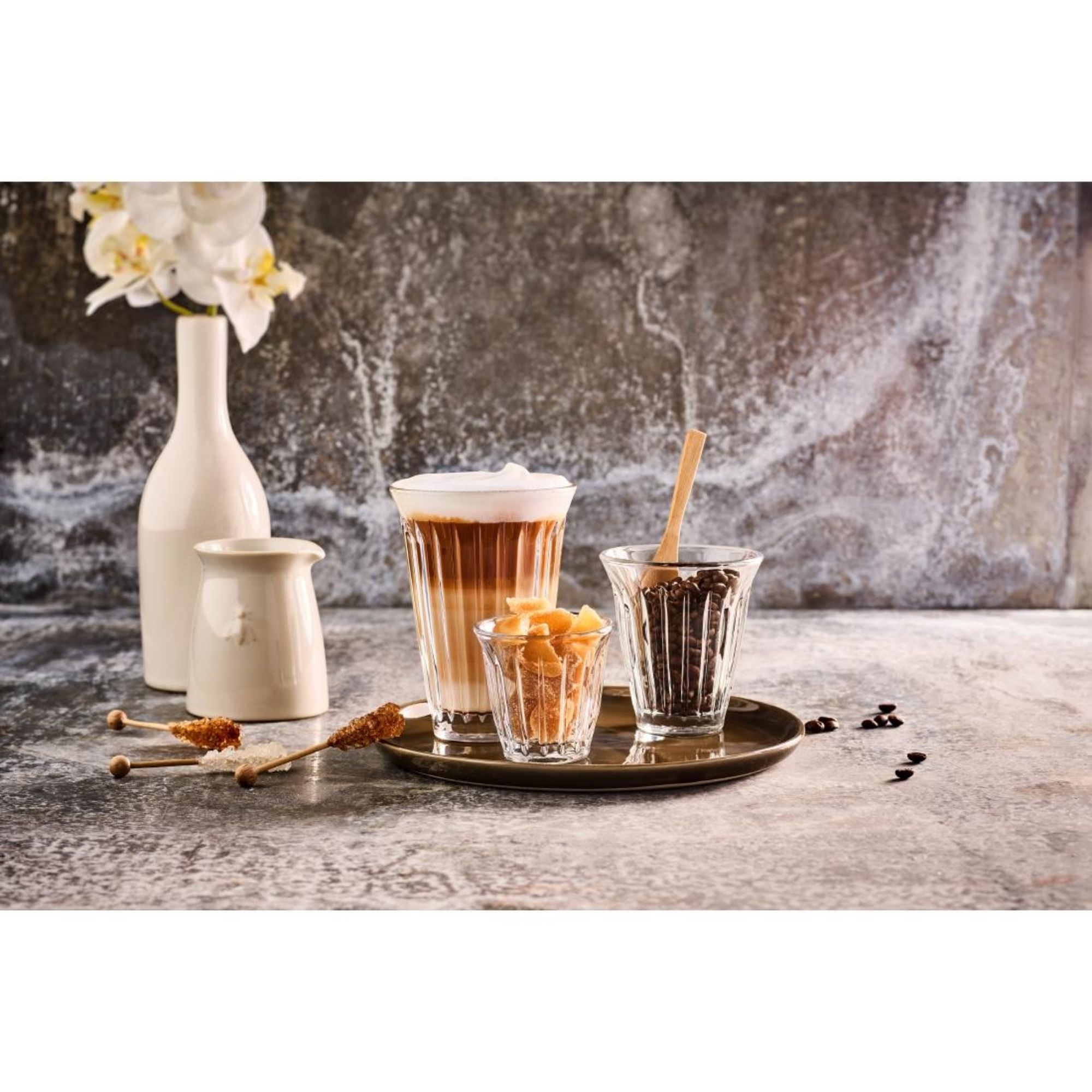 Picture of La Rochere Zinc Long Drink Glasses 360ml/12.75oz (6 Pack)