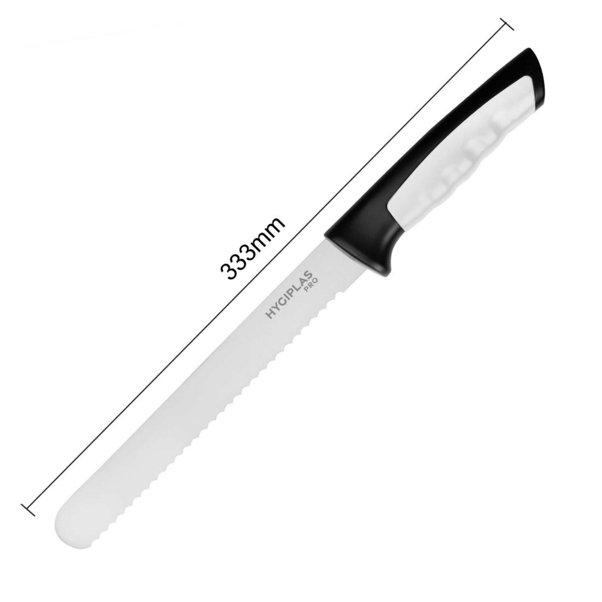Picture of Hygiplas Pro Bread Knife White 20cm