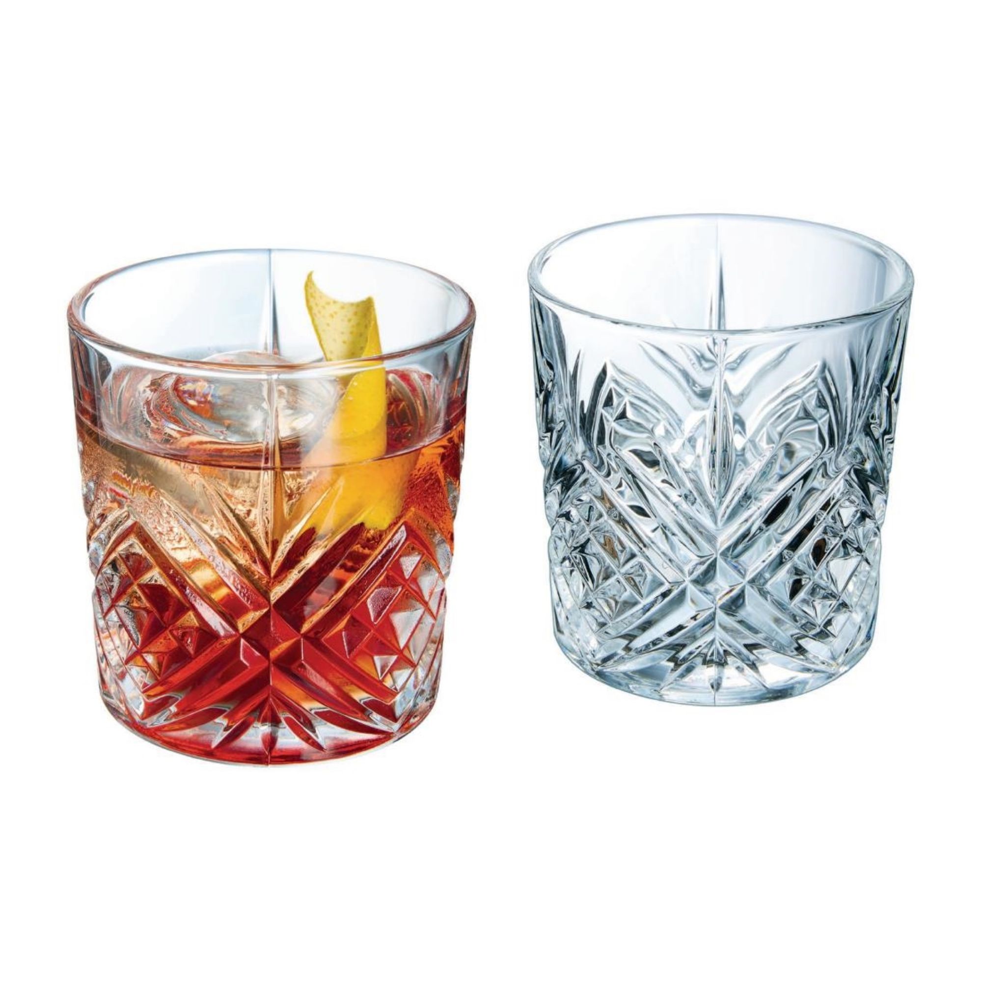 Picture of Cristal d'Arques Masquerade Toughened Old Fashioned Glasses 300ml (24 Pack)