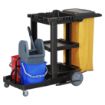 Picture of Jantex Mop Bucket & Wringer Set for Cleaning Trolley 2x 12Ltr