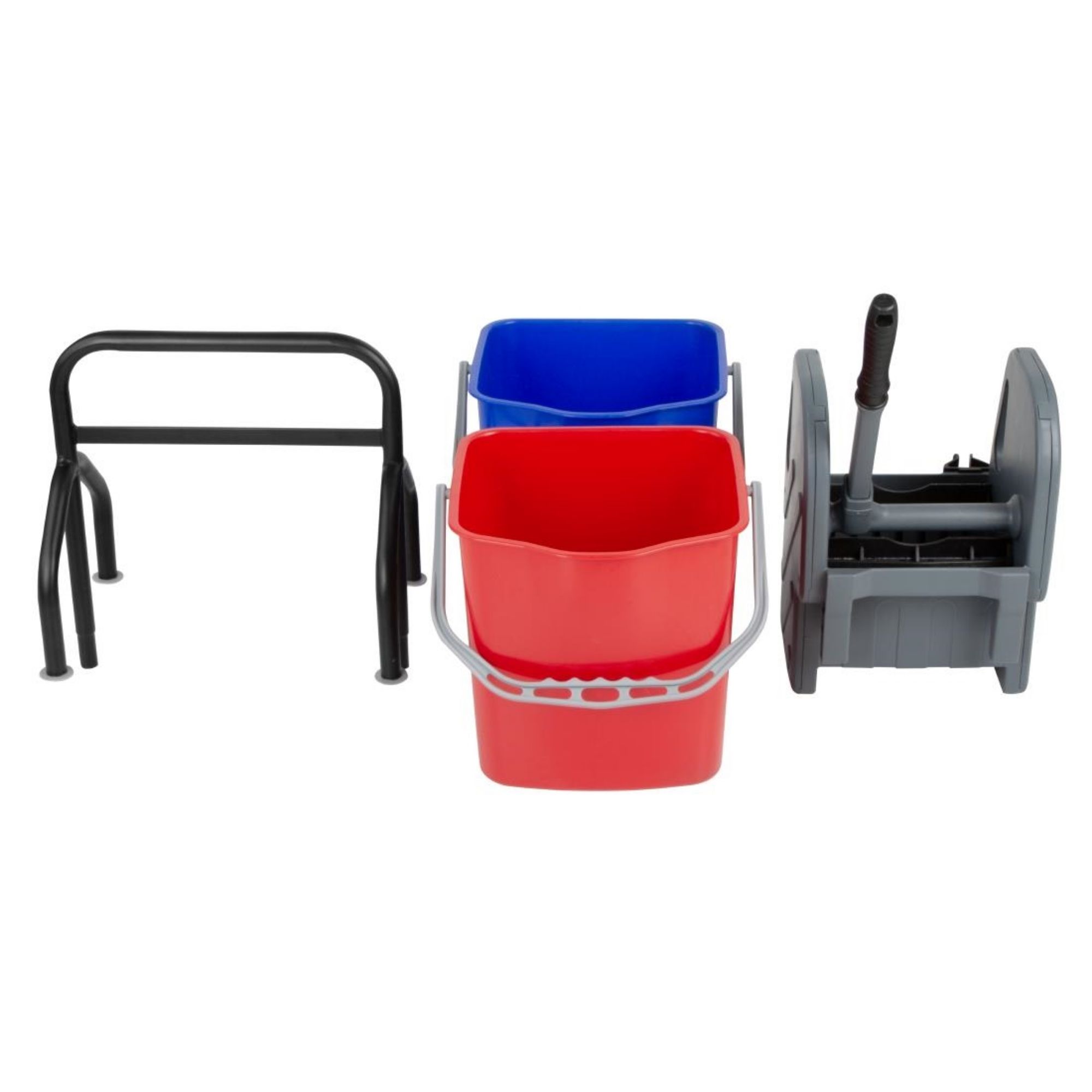 Picture of Jantex Mop Bucket & Wringer Set for Cleaning Trolley 2x 12Ltr