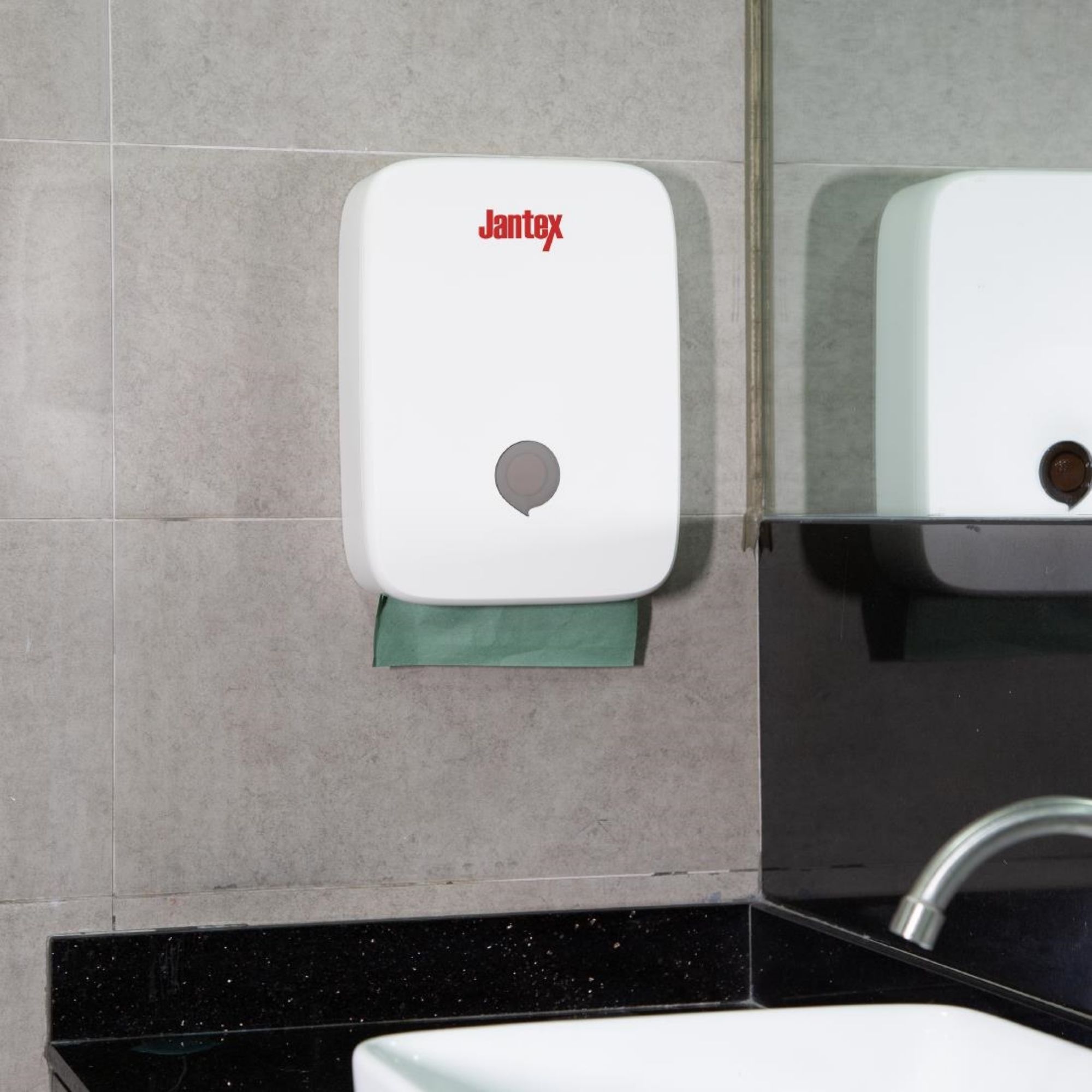 Picture of Jantex Hand Towel Dispenser Large White