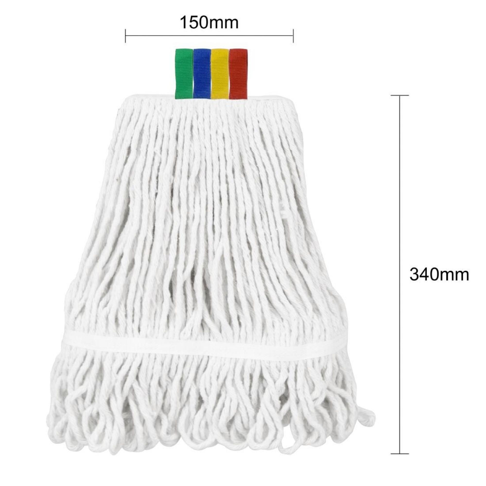 Picture of Jantex Connect Wide Kentucky Cotton Mop Head 400g