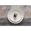 Picture of Olympia Bloom Scalloped Plates White 175mm (6 Pack)