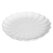 Picture of Olympia Bloom Scalloped Plates White 226mm (6 Pack)