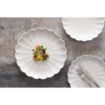 Picture of Olympia Bloom Scalloped Plates White 276mm (4 Pack)
