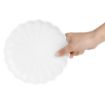 Picture of Olympia Bloom Scalloped Plates White 175mm (6 Pack)