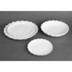 Picture of Olympia Bloom Scalloped Plates White 276mm (4 Pack)