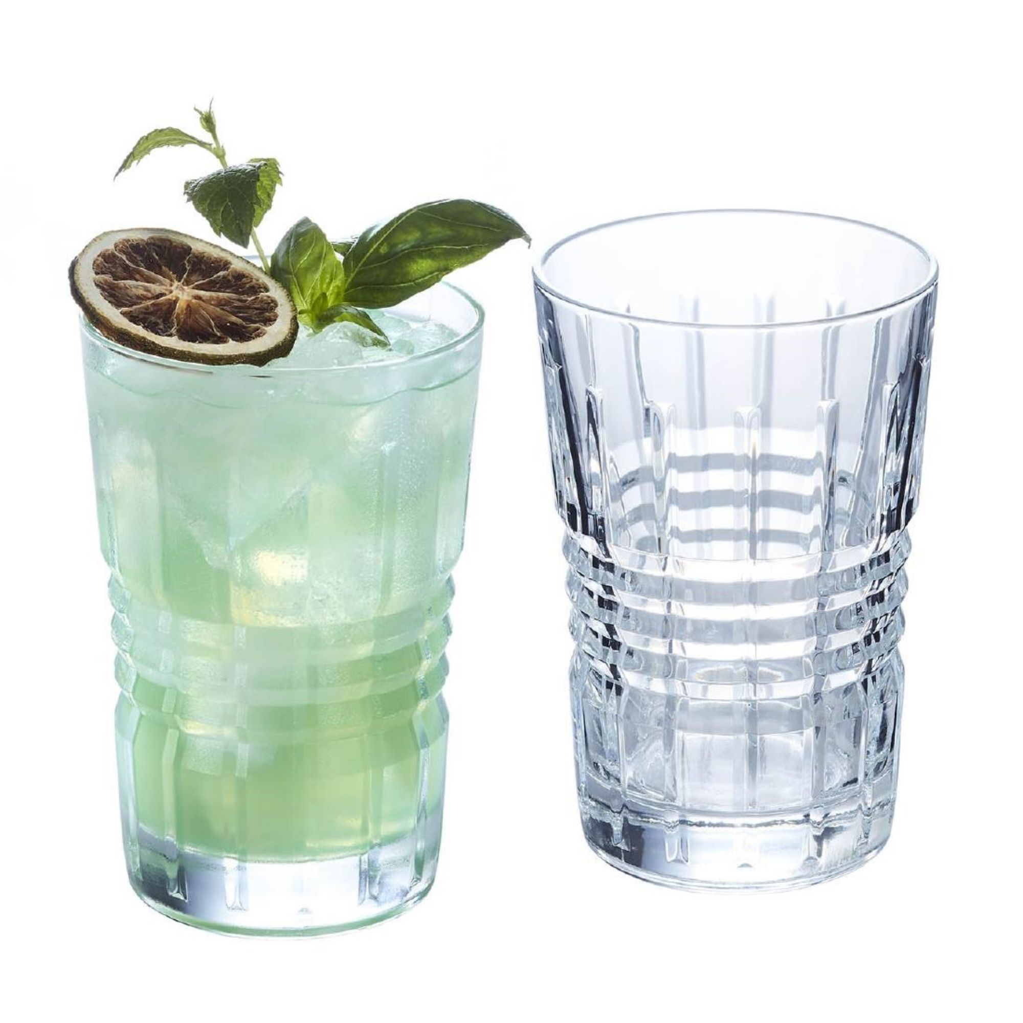 Picture of Arcoroc Old Square Hi Ball Glasses 360ml (12 Pack)