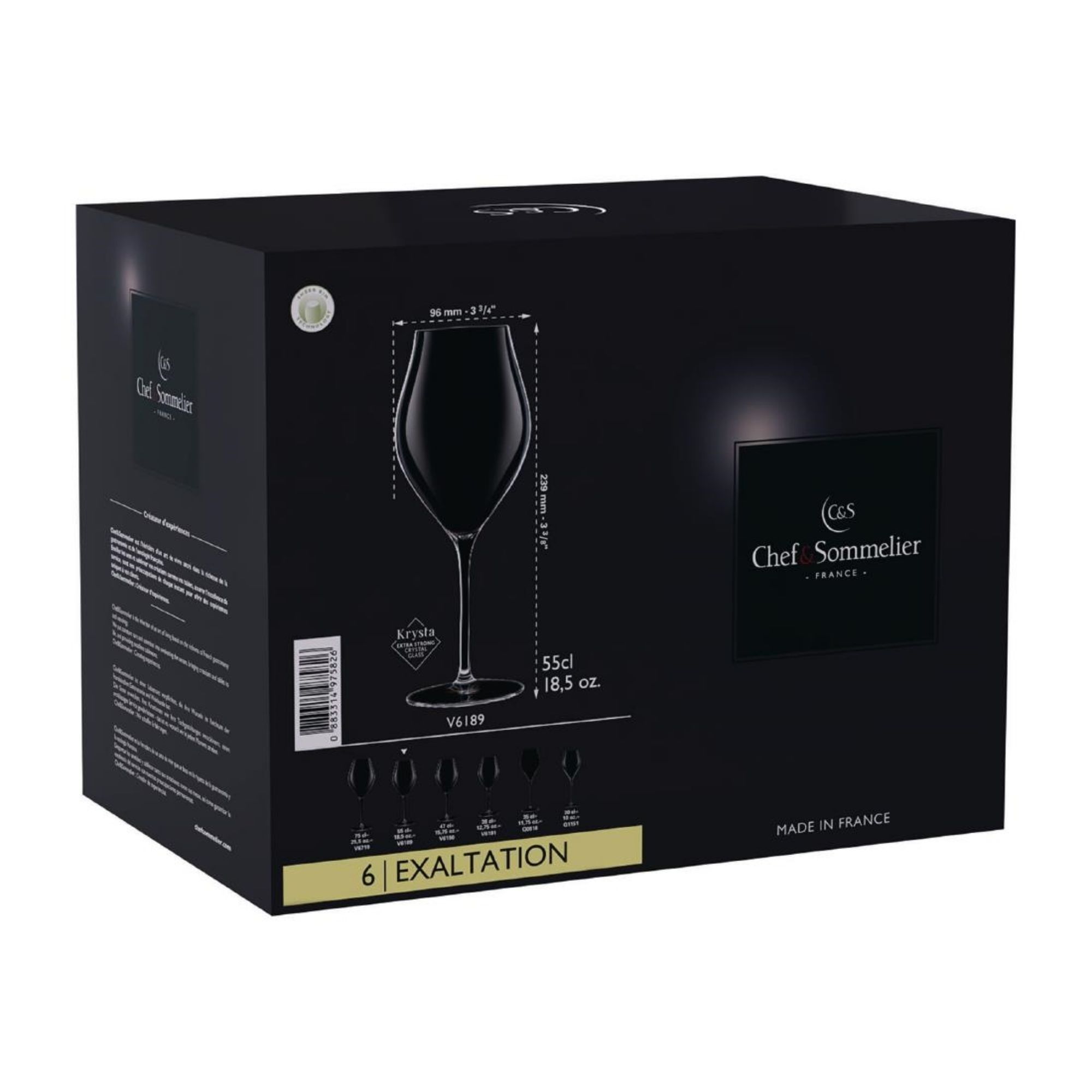 Picture of Chef & Sommelier Exaltation Wine Glasses 550ml (12 Pack)